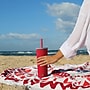ASOBU Ocean Double-Walled Vacuum-Insulated Stainless Steel Travel Tumbler with Flexible Straw & Dual Lids, 27 oz., Red (ICT27)~#|#~sp218084071_sc7