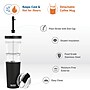 ASOBU Marina See-Through Triton Tumbler with Flexible Straw, 28 oz., Black (ICT400)~#|#~sp218084087_sc7