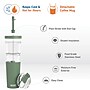 ASOBU Marina See-Through Triton Tumbler with Flexible Straw, 28 oz., Green (ICT400)~#|#~sp218084095_sc7