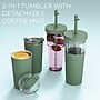 ASOBU Marina See-Through Triton Tumbler with Flexible Straw, 28 oz., Green (ICT400)~#|#~sp218084100_sc7