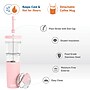 ASOBU Marina See-Through Triton Tumbler with Flexible Straw, 28 oz., Pink (ICT400)~#|#~sp218084104_sc7