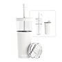 ASOBU Marina See-Through Triton Tumbler with Flexible Straw, 28 oz., White (ICT400)~#|#~sp218084112_sc7
