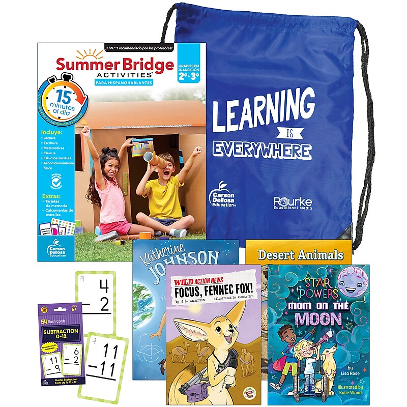 Summer Bridge Activities Paperback Book Set Summer Bridge Essentials Spanish Backpack, 2-3 (9781731653611) image 1
