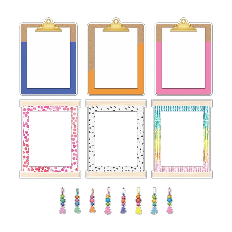 Carson-Dellosa Happily Ever Elementary Creatively Inspired Classroom Display Pack Bulletin Board Set (110583) image 1