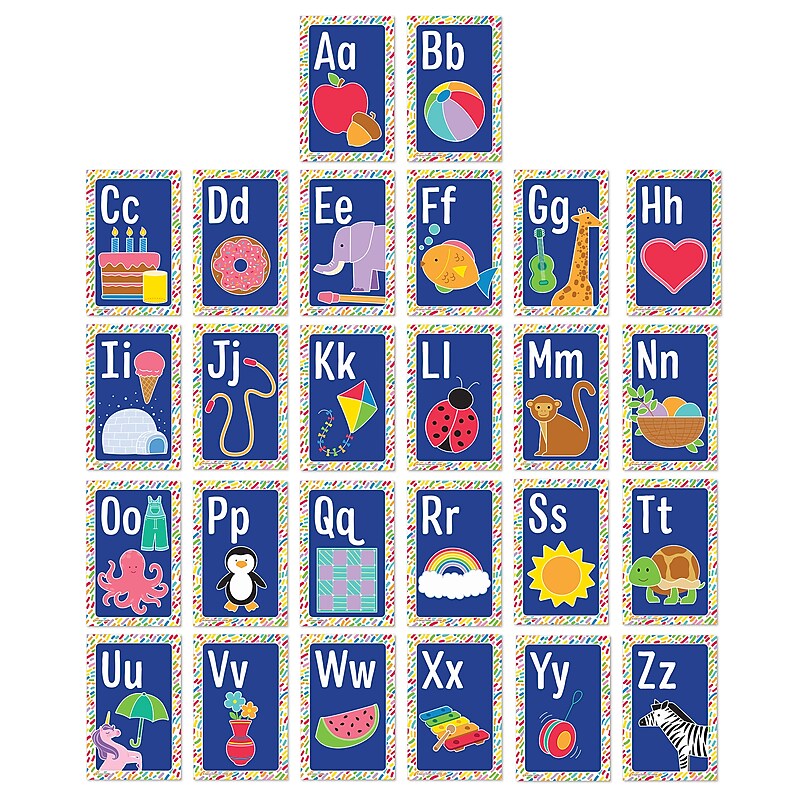 Carson-Dellosa Mini Posters: Alphabet Cards Poster Set image 1
