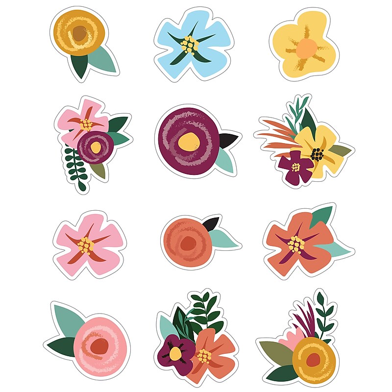 Carson-Dellosa Grow Together Flowers Cutouts image 1