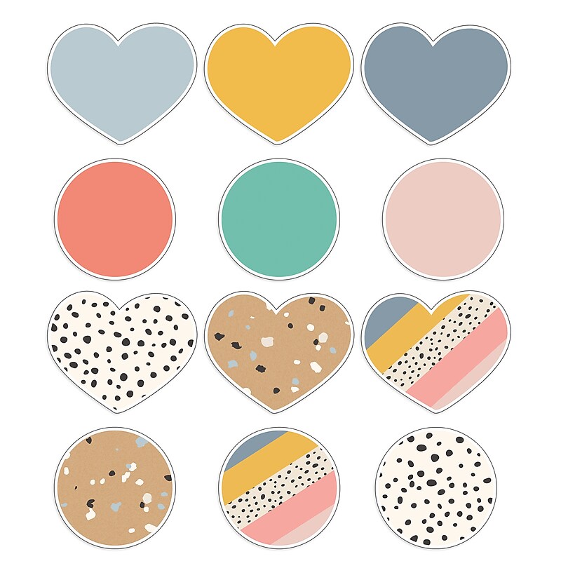 Carson-Dellosa We Belong Hearts & Dots Cutouts image 1