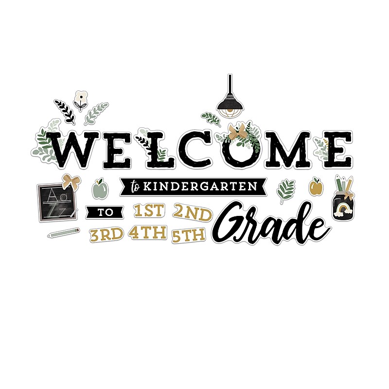 Carson-Dellosa Farmhouse Welcome Bulletin Board Set (110571) image 1