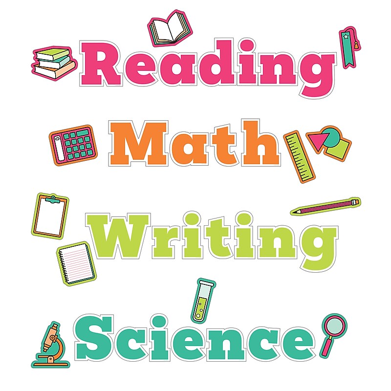 Carson-Dellosa Wall Signs for Core Subjects Bulletin Board Set (110570) image 1