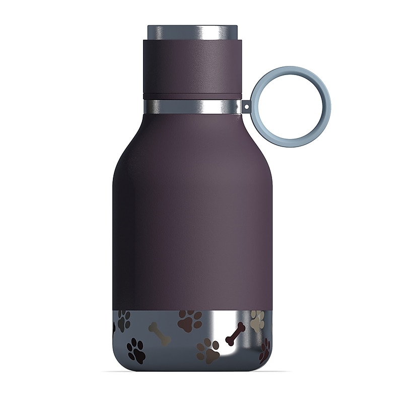 ASOBU Insulated Water Bottle with Removable Dog Bowl, 33 oz., Burgundy (NA-SDB1) image 1