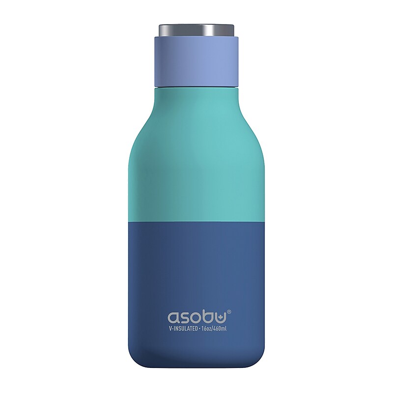 ASOBU Urban Insulated Double-Walled Bottle, 16 oz., Pastel Blue (SBV24) image 1