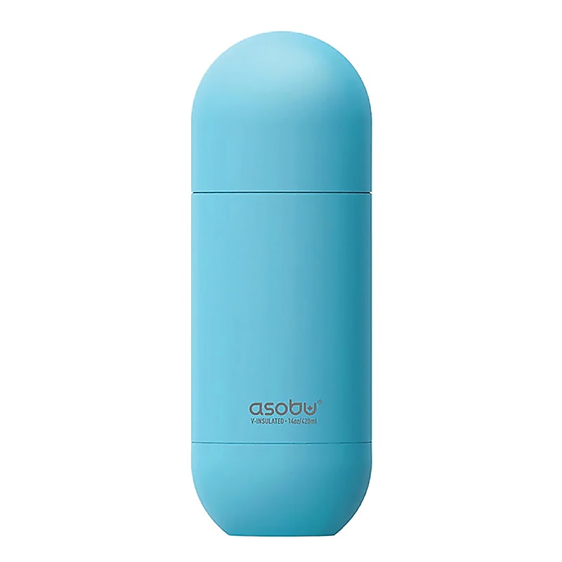 ASOBU Orb Water Bottle, 14 oz., Teal (SBV30) image 1