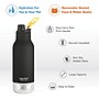 ASOBU Buddy 3-in-1 Water Bottle with Removable Dog Bowl & Food Compartment, 32 oz., Black (SDB2)~#|#~sp218084344_sc7
