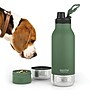 ASOBU Buddy 3-in-1 Water Bottle with Removable Dog Bowl & Food Compartment, 32 oz., Basil Green (SDB2)~#|#~sp218084351_sc7