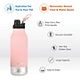 ASOBU Buddy 3-in-1 Water Bottle with Removable Dog Bowl & Food Compartment, 32 oz., Pink (SDB2)~#|#~sp218084354_sc7