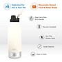 ASOBU Buddy 3-in-1 Water Bottle with Removable Dog Bowl & Food Compartment, 32 oz., White (SDB2)~#|#~sp218084362_sc7