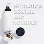 ASOBU Buddy 3-in-1 Water Bottle with Removable Dog Bowl & Food Compartment, 32 oz., White (SDB2)~#|#~sp218084366_sc7