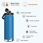 ASOBU Canyon Stainless Steel Vacuum Insulated Water Bottle, 50 oz., Blue (ADNATMF7B)~#|#~sp218084370_sc7