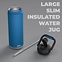 ASOBU Canyon Stainless Steel Vacuum Insulated Water Bottle, 50 oz., Blue (ADNATMF7B)~#|#~sp218084374_sc7