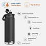 ASOBU Canyon Stainless Steel Vacuum Insulated Water Bottle, 50 oz., Black (ADNATMF7BK)~#|#~sp218084377_sc7