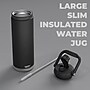 ASOBU Canyon Stainless Steel Vacuum Insulated Water Bottle, 50 oz., Black (ADNATMF7BK)~#|#~sp218084381_sc7