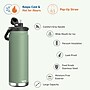 ASOBU Canyon Stainless Steel Vacuum Insulated Water Bottle, 50 oz., Green (ADNATMF7G)~#|#~sp218084387_sc7