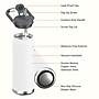 ASOBU Canyon Stainless Steel Vacuum Insulated Water Bottle, 50 oz., White (ADNATMF7W)~#|#~sp218084403_sc7