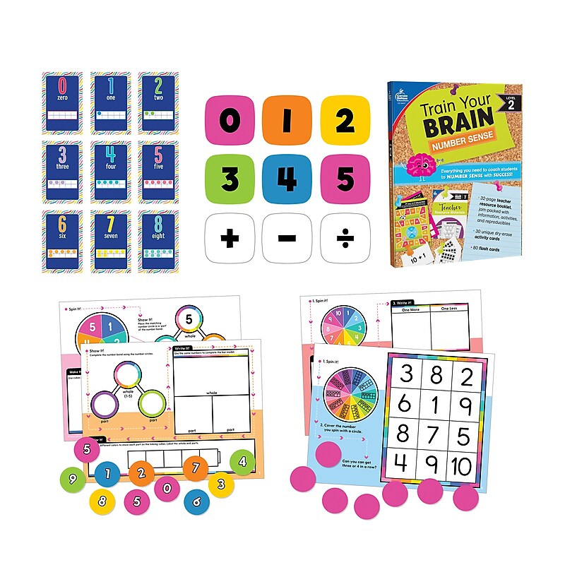 Carson-Dellosa Learning Kit Math Teacher Classroom Bundle, Grade 1 (145331) image 1