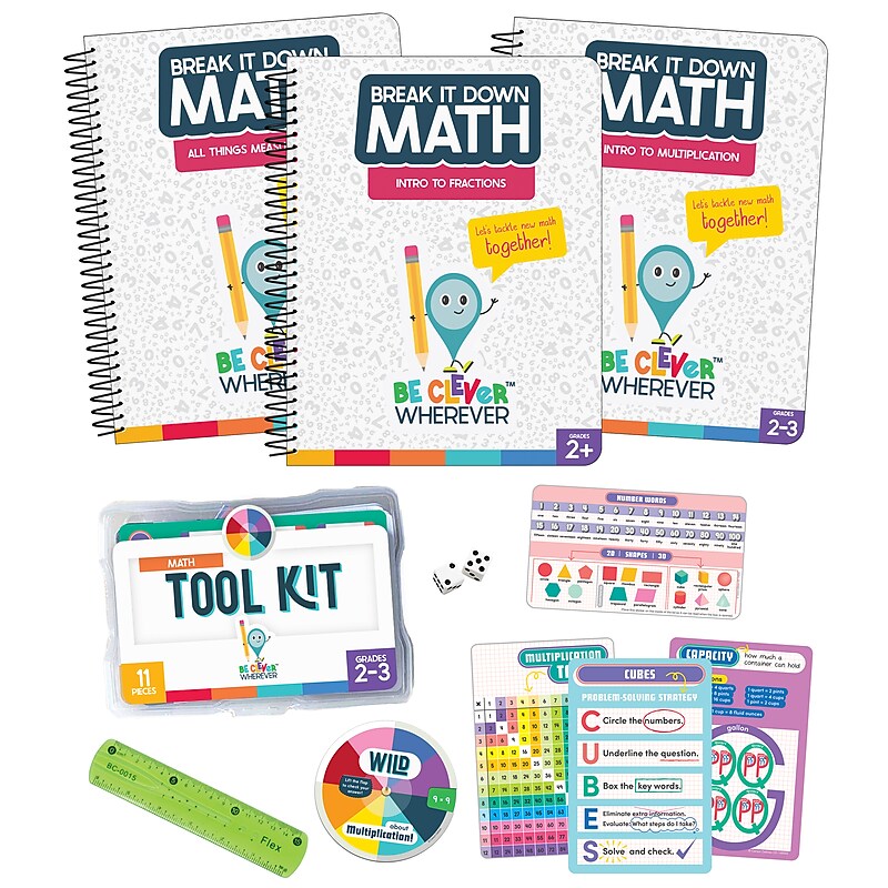 Carson-Dellosa Learning Kit Math Student Bundle, Grade 3 (145327) image 1