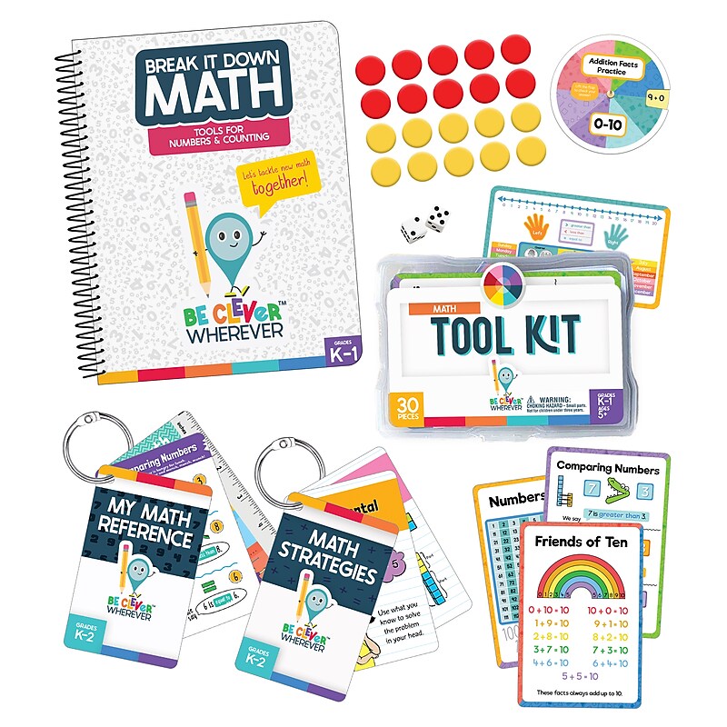 Carson-Dellosa Learning Kit Math Student Bundle, Grade K (145324) image 1