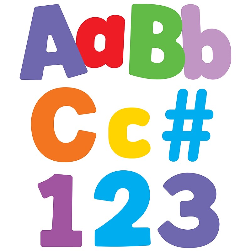 Carson-Dellosa Color Splash Combo Pack Bulletin Board Letters image 1