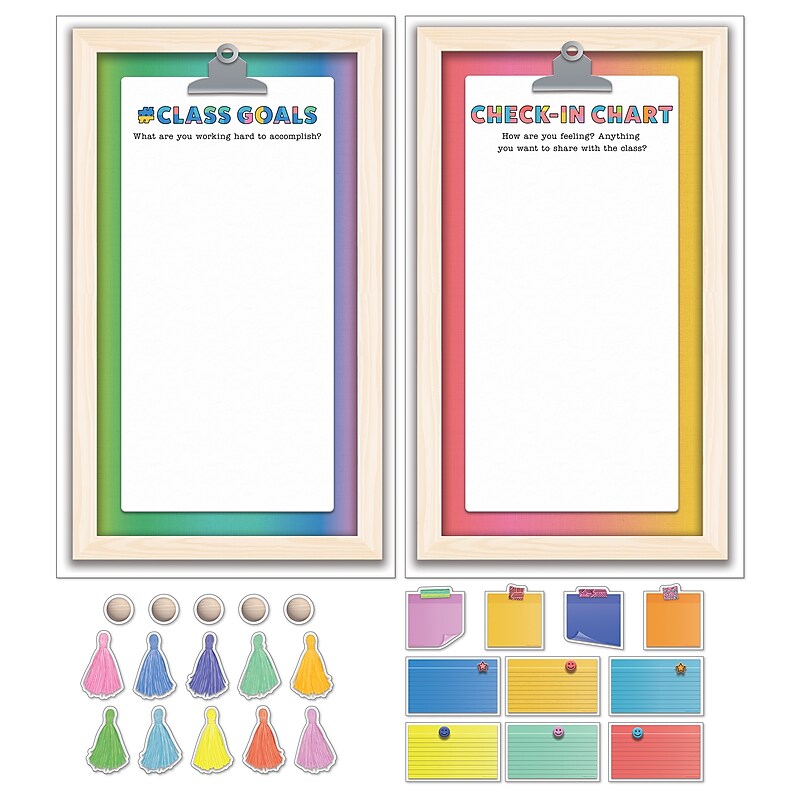Carson-Dellosa Happily Ever Elementary Creatively Inspired Classroom Community Charts Bulletin Board Set (110582) image 1