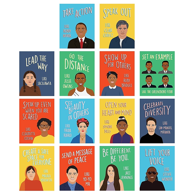 Carson-Dellosa Mini Posters: Be an Ally Like Me Poster Set image 1
