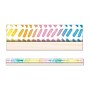 Carson-Dellosa Happily Ever Elementary Creatively Inspired Watercolor Chevron Straight Bulletin Board Borders (108504)~#|#~sp218148781_sc7