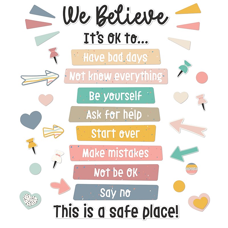 Carson-Dellosa We Belong Motivational Bulletin Board Set (110567) image 1