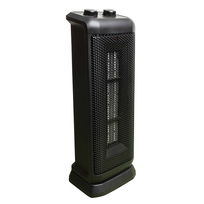 Comfort Glow 1,500-Watt-Max 5,120 BTU Portable Ceramic Electric Tower Heater, Black (CEH625) image 1
