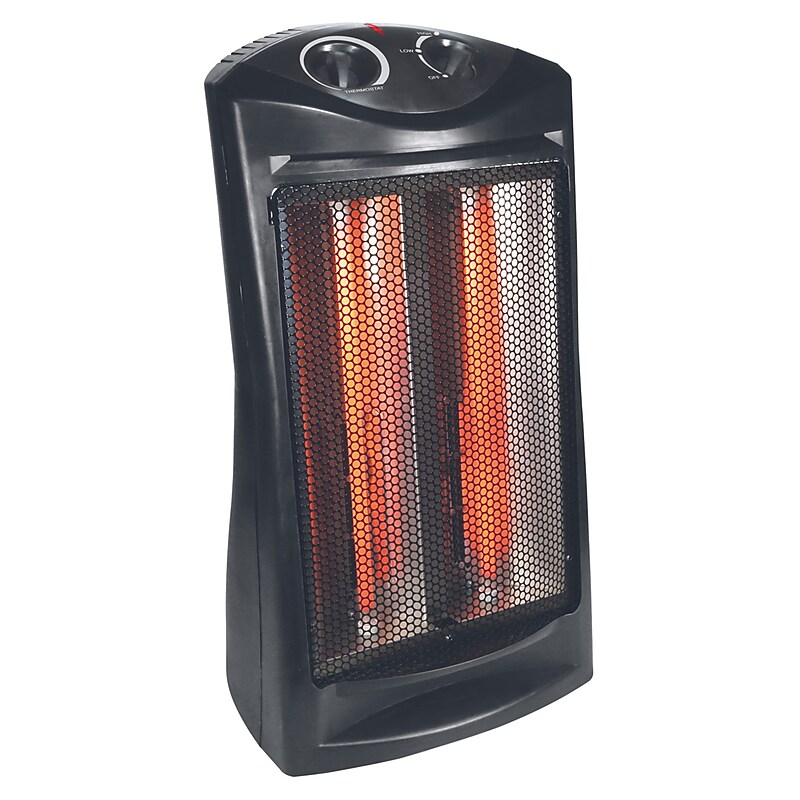 Comfort Glow 1500-Watt 5120 BTU Portable Radiant Electric Tower Heater, Black (QTH350) image 1