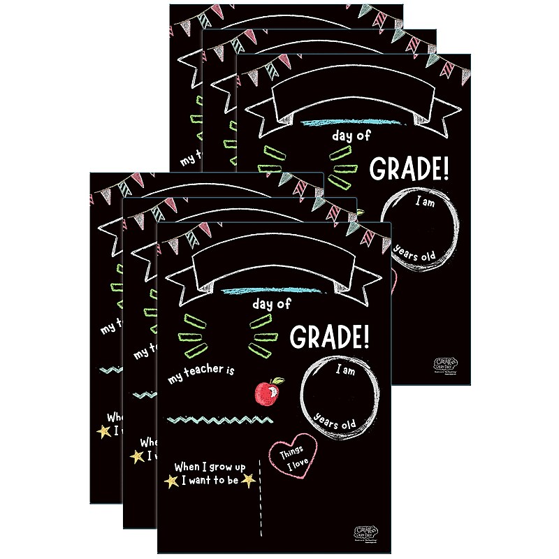 The Pencil Grip Activity Playmat - School Milestones, Pack of 6 image 1