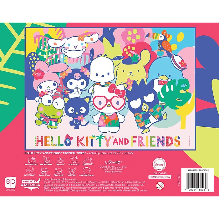 USAopoly Hello Kitty and Friends Tropical Times 1000-Piece