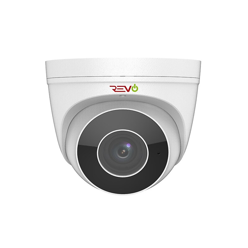 REVO America Ultra Plus HD IP Indoor/Outdoor Surveillance Turret Camera with Motorized Varifocal Lens (RUCT2812-1C) image 1