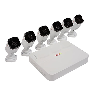 REVO America Ultra HD Audio Capable 8 Channel 2 TB NVR Surveillance System with 6 Cameras (RU82B6GA-2T)