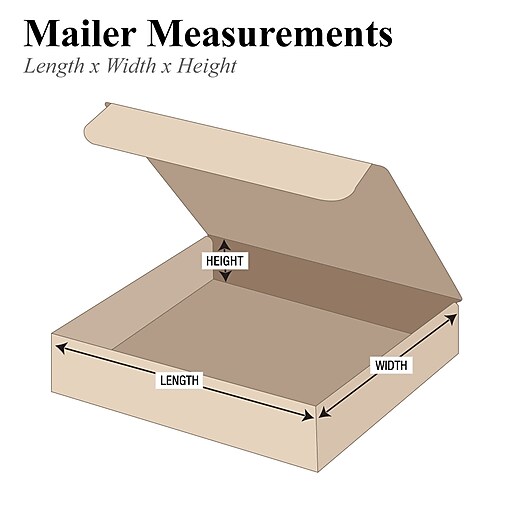 Partners Brand Literature Mailer, Kraft, 71/2" x 7" x 31/4", 50