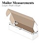 White Deluxe Literature Mailer, 14" x 3-3/4" x 2-3/4", 50/Bundle~#|#~sp21847407_sc7