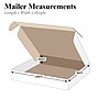 17 1/8" x 11 1/8" x 3", Deluxe Literature Mailers, White, 50/Bundle (MFL17113)~#|#~sp21847712_sc7