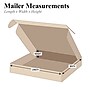 12" x 8" x 2 3/4" Deluxe Literature Mailers, 50/Bundle (MFL1282K)~#|#~sp21847714_sc7
