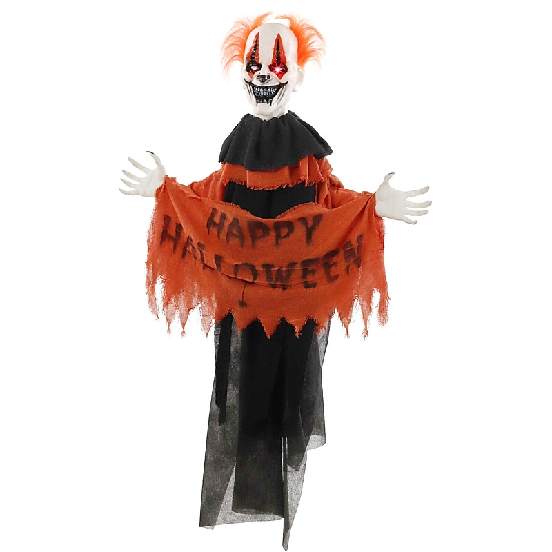 Haunted Hill Farm Clown Animatronic Tree Hugger (HHCLOWN-28HLSA) image 1