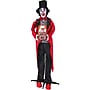 Haunted Hill Farm Standing Clown and Animatronic Talking Skull Clown (HHCLOWN-30FLSA)~#|#~sp218922004_sc7