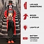Haunted Hill Farm Standing Clown and Animatronic Talking Skull Clown (HHCLOWN-30FLSA)~#|#~sp218922005_sc7