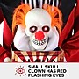 Haunted Hill Farm Standing Clown and Animatronic Talking Skull Clown (HHCLOWN-30FLSA)~#|#~sp218922008_sc7