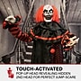 Haunted Hill Farm Animatronic Pop-Up Two-Headed Clown (HHCLOWN-32FLSA)~#|#~sp218922035_sc7